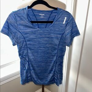 Reebok Blue Fitted Short Sleeve T-Shirt Medium New without Tags